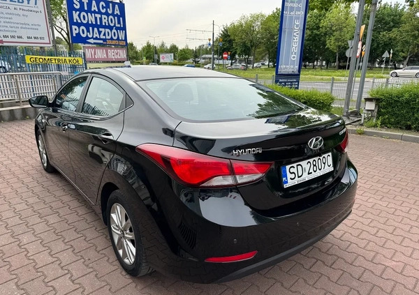 Hyundai Elantra cena 36500 przebieg: 173500, rok produkcji 2014 z Brzostek małe 154